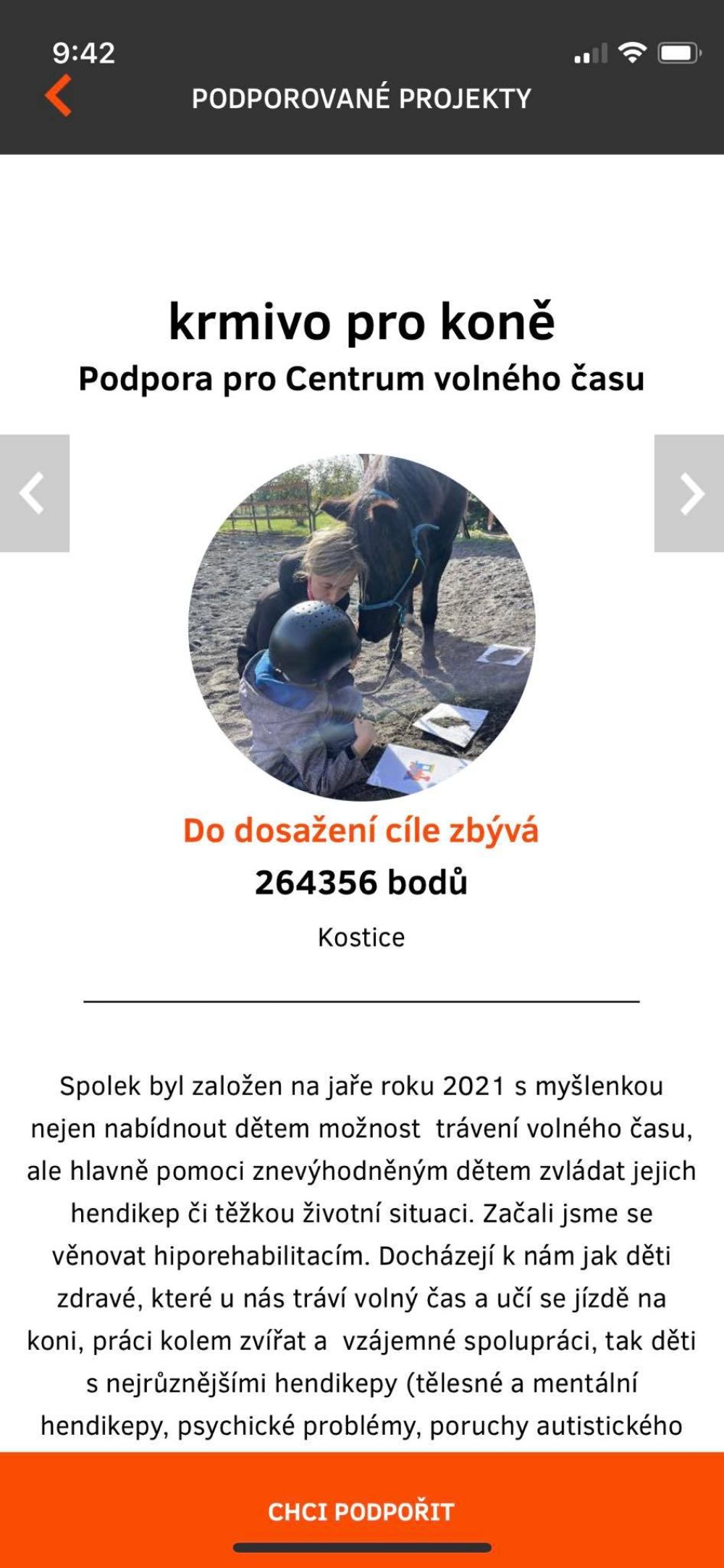 S radostí oznamujeme, že jsme byli zařazeni do projektu EPP - Pomáhej pohybem!